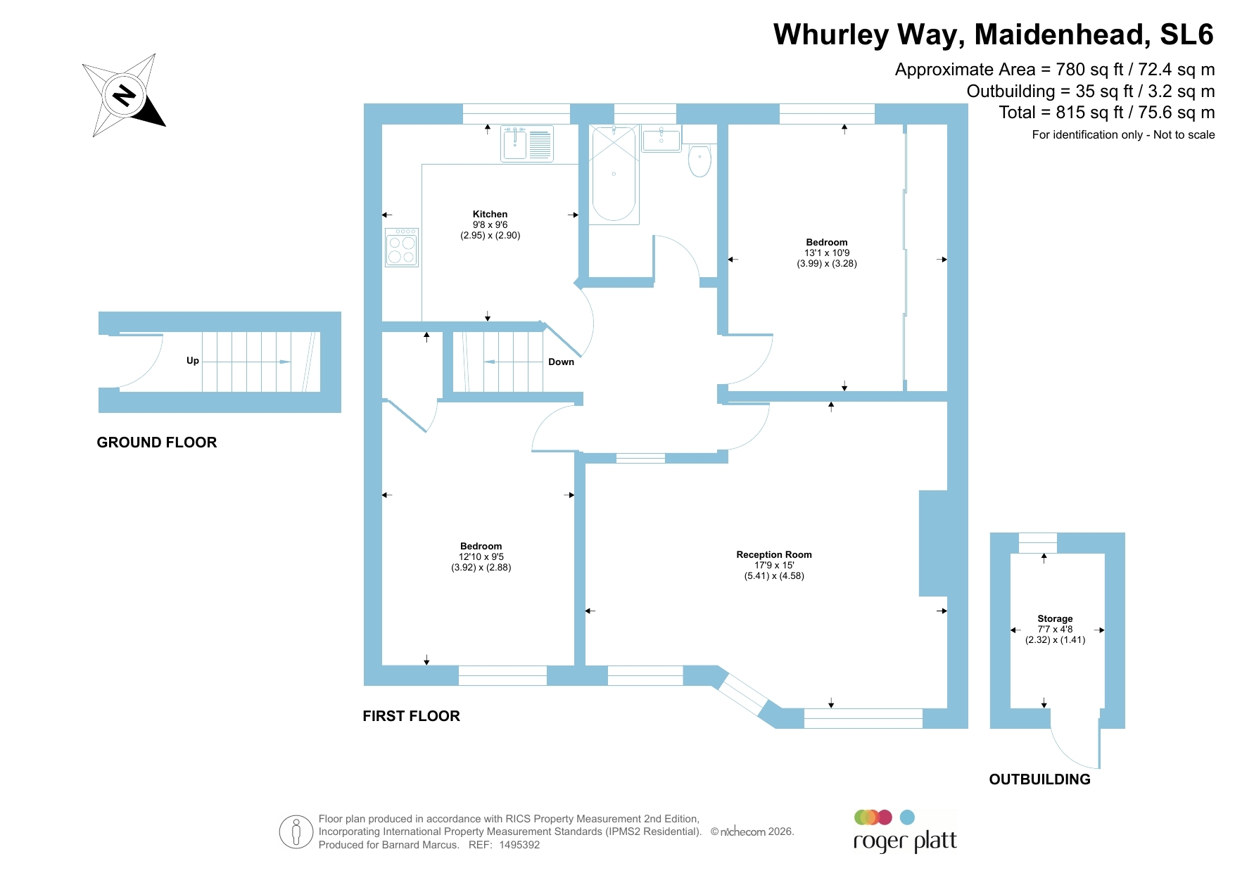 45, Whurley Way, Maidenhead floorplan
