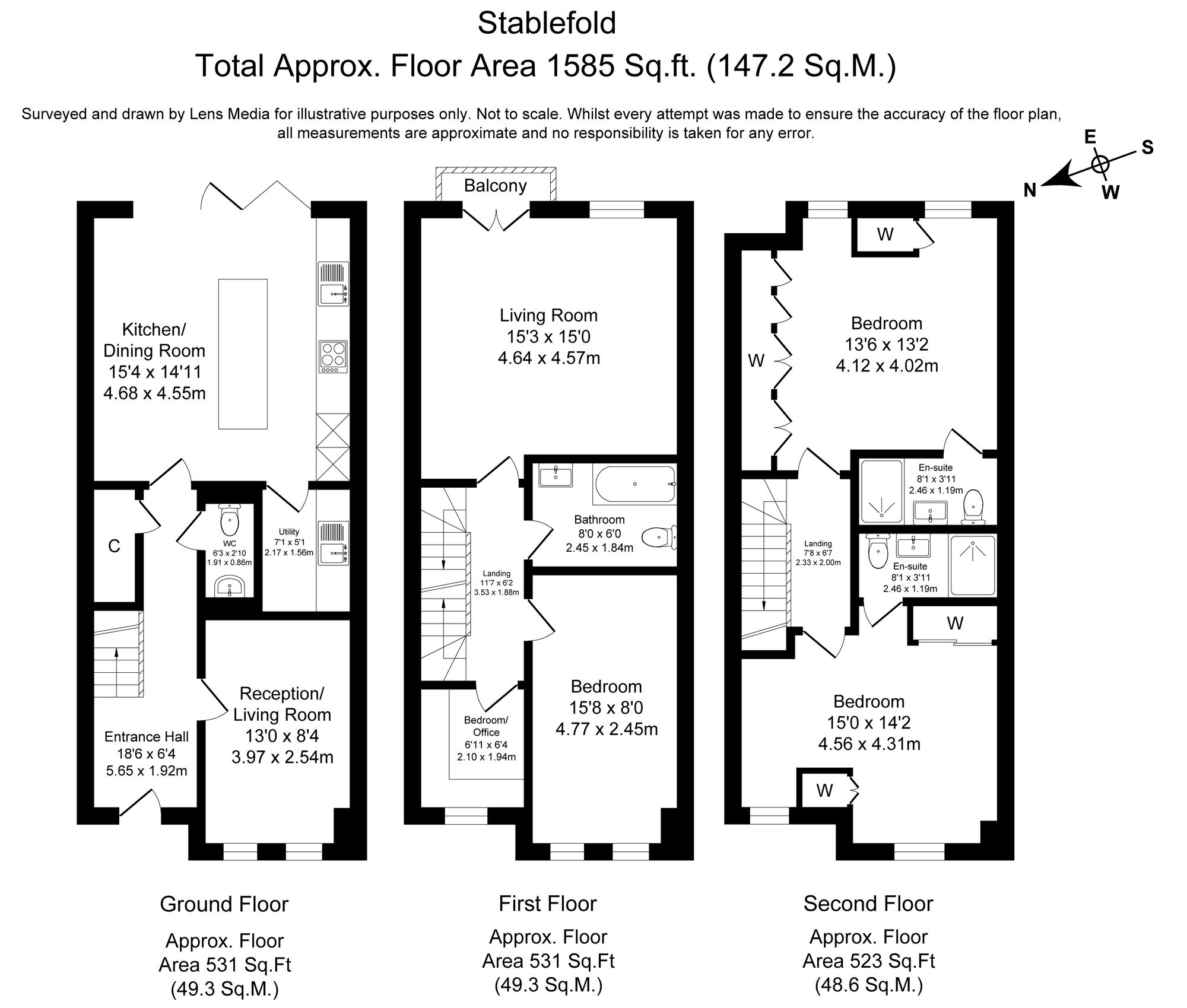 9 Stablefold, Manchester floorplan