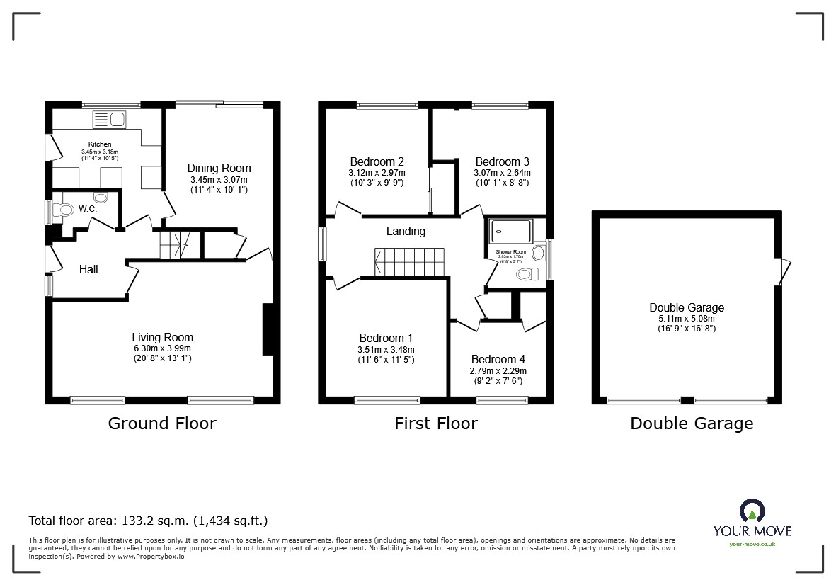 22, Nursery Gardens, Bedfordshire floorplan