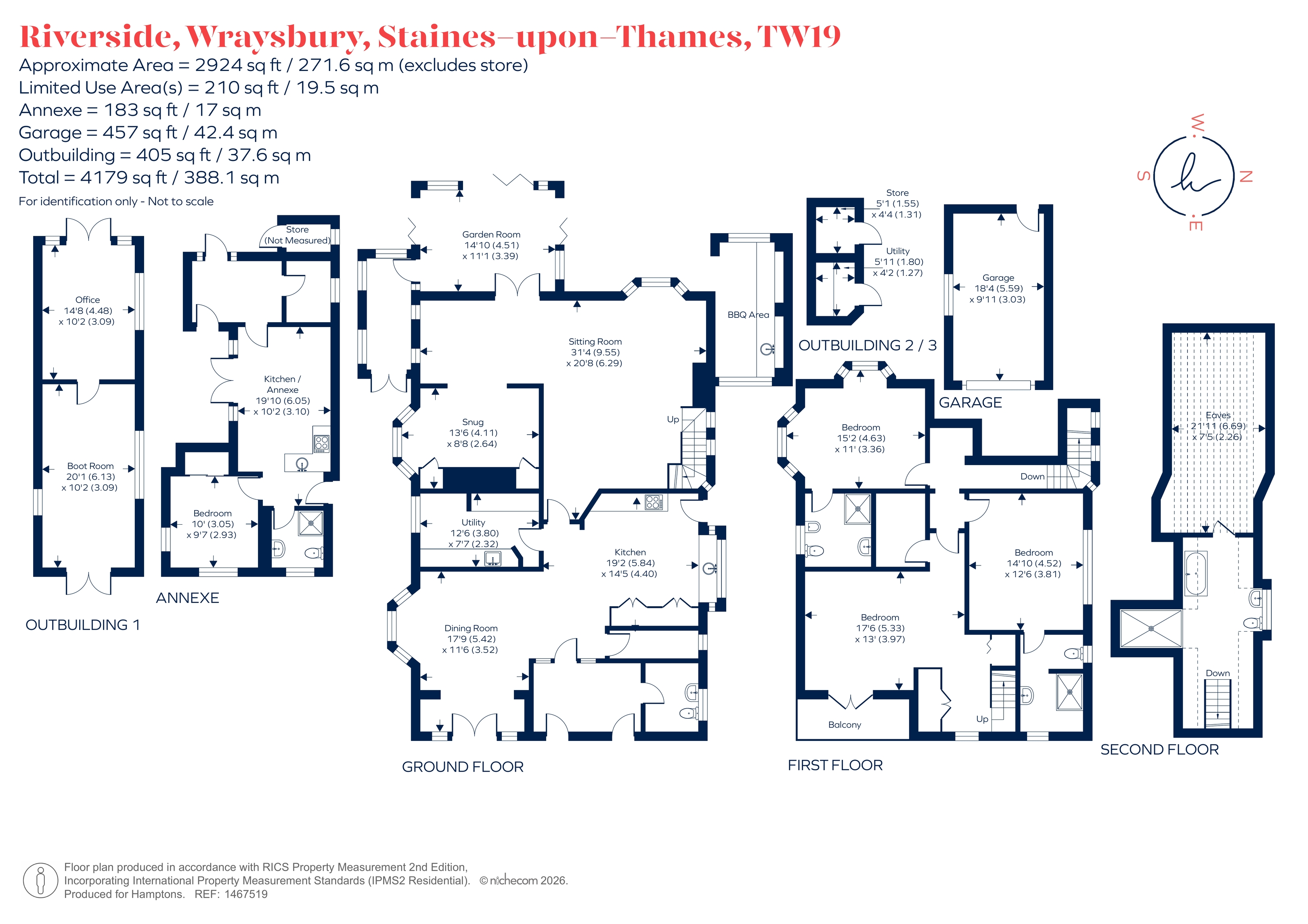 16, Riverside, Staines-Upon-Thames floorplan