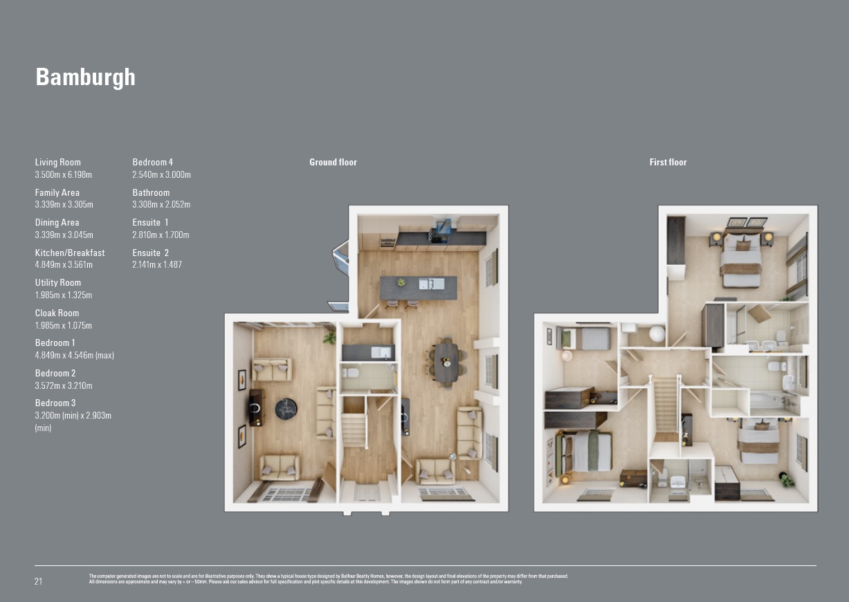 Plot 48, The Bamburgh, Bourne Road, Grantham floorplan
