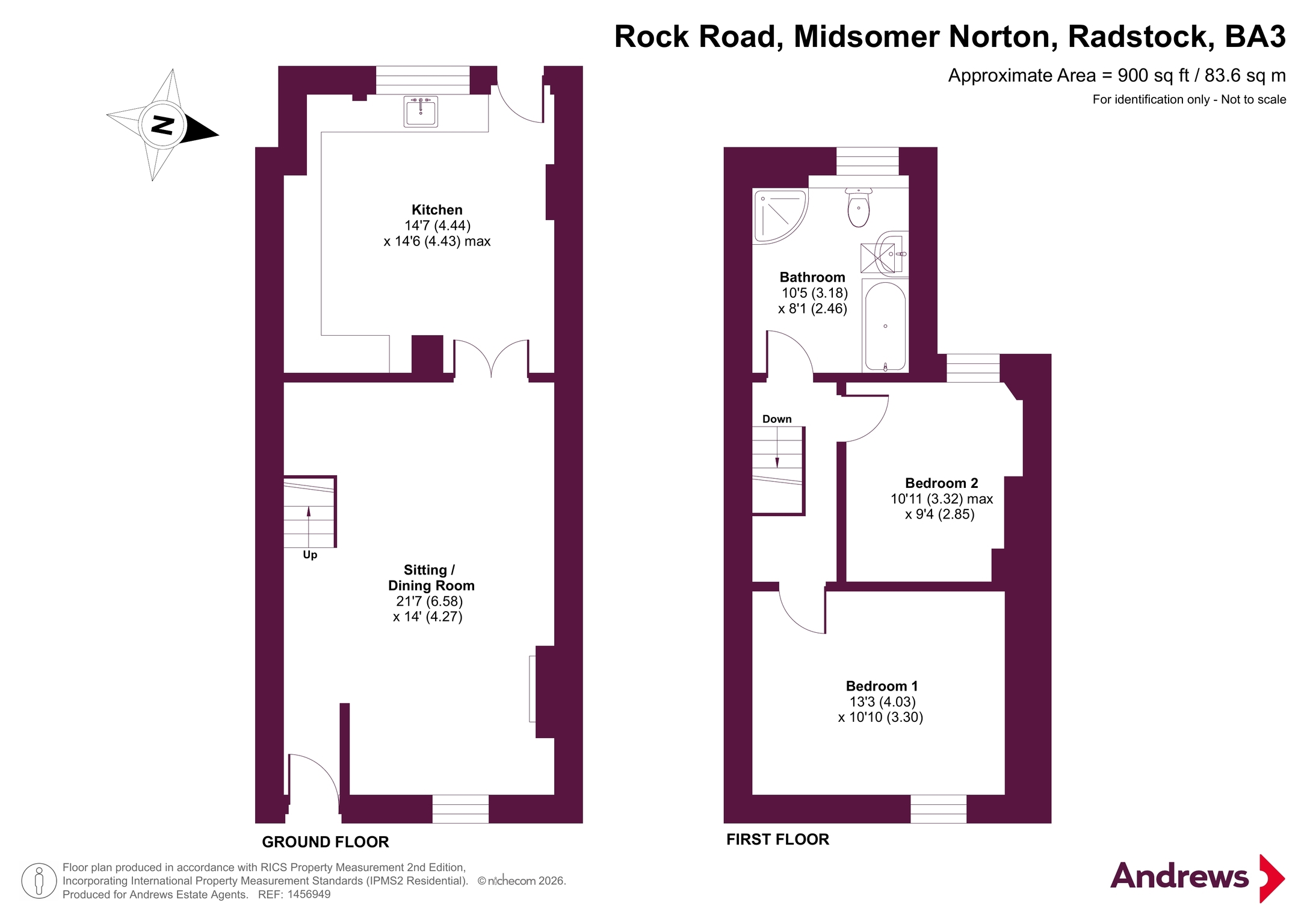 19, Rock Road, Radstock floorplan