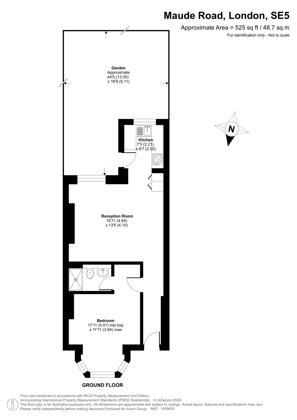 Maude Road, London floorplan