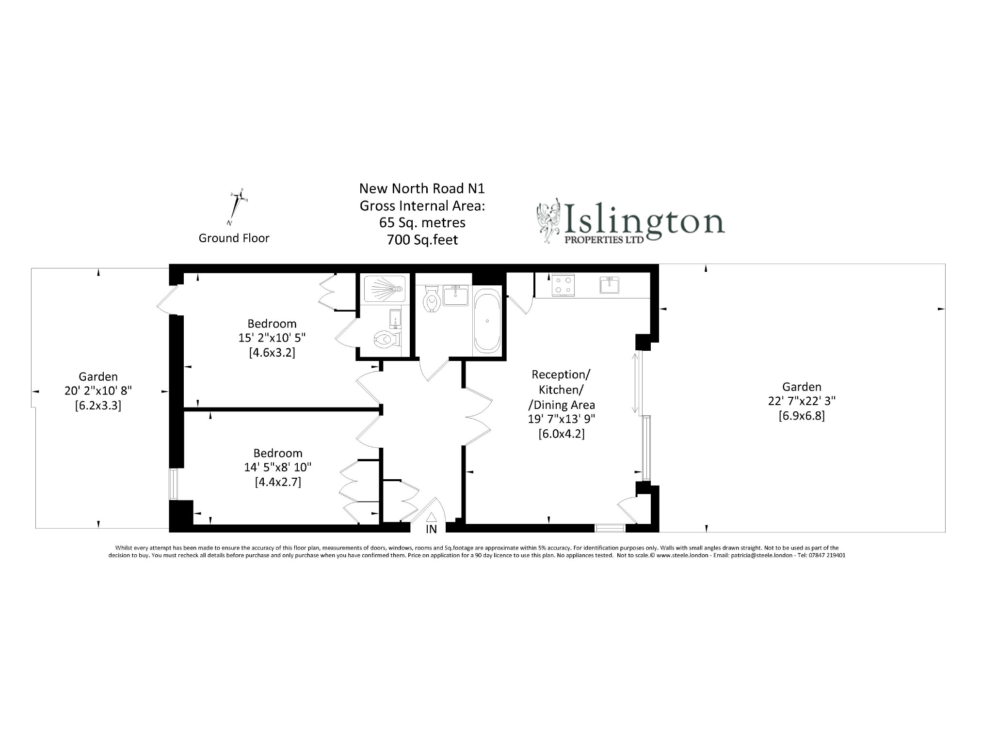 2 Bedrooms Flat to rent in Balls Pond Road, London N1