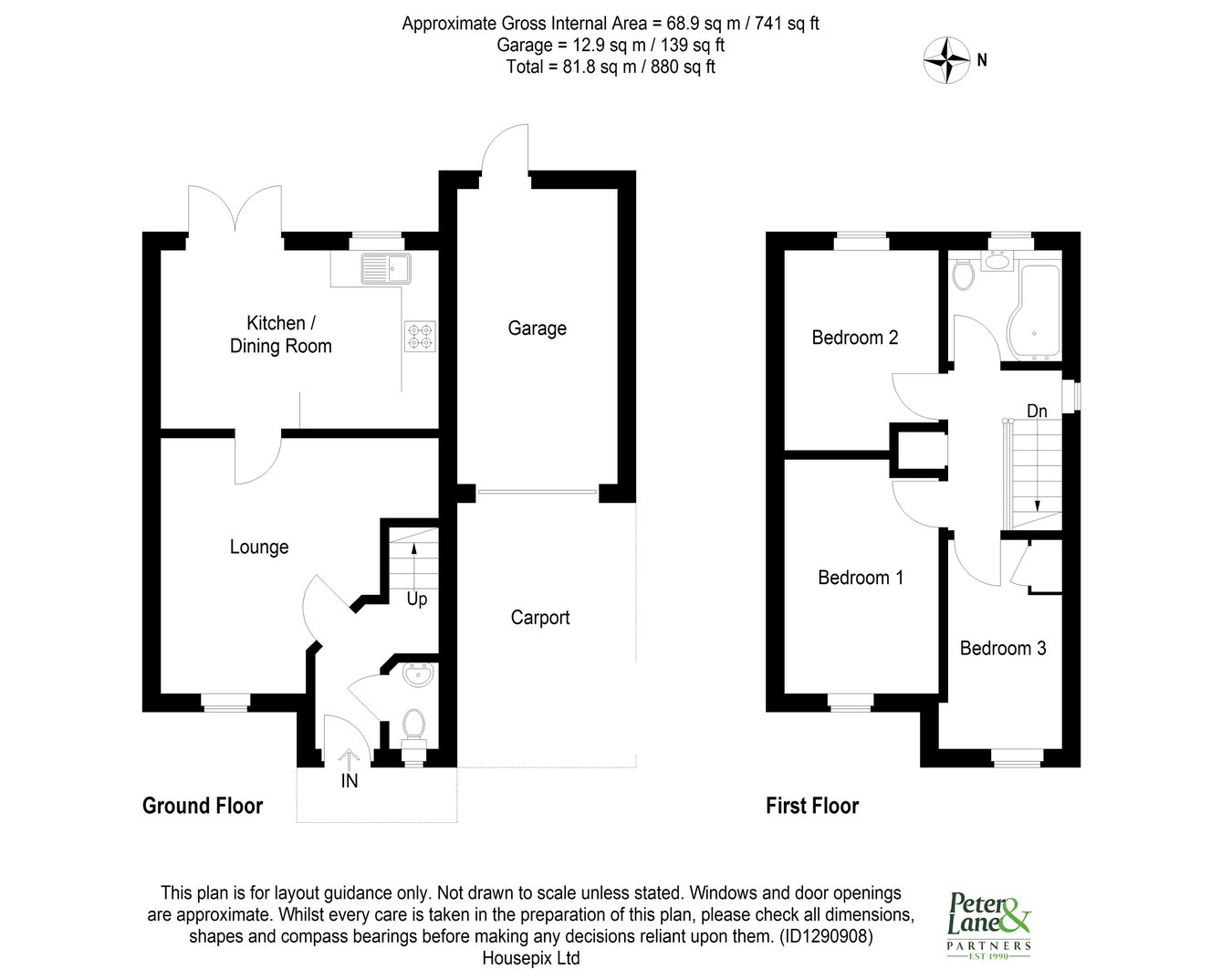 15, Lodge Close, Huntingdon floorplan