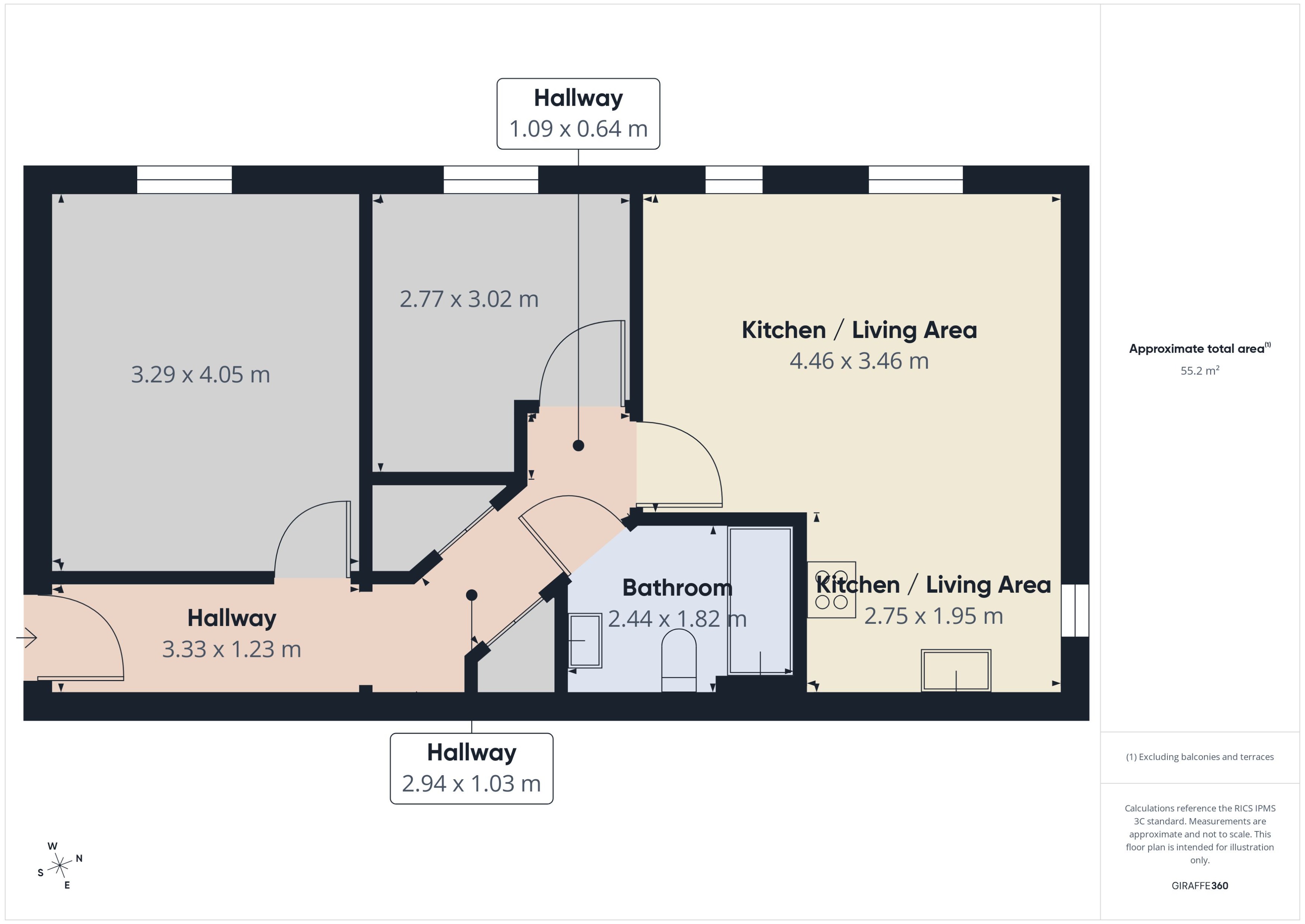 58, Finsbury House, Pillowell Drive, Gloucester floorplan