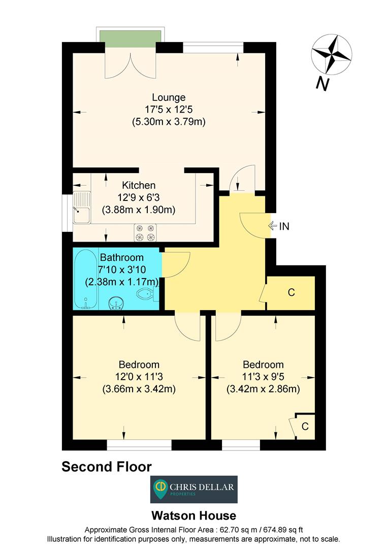 11, Watson House, Buntingford floorplan