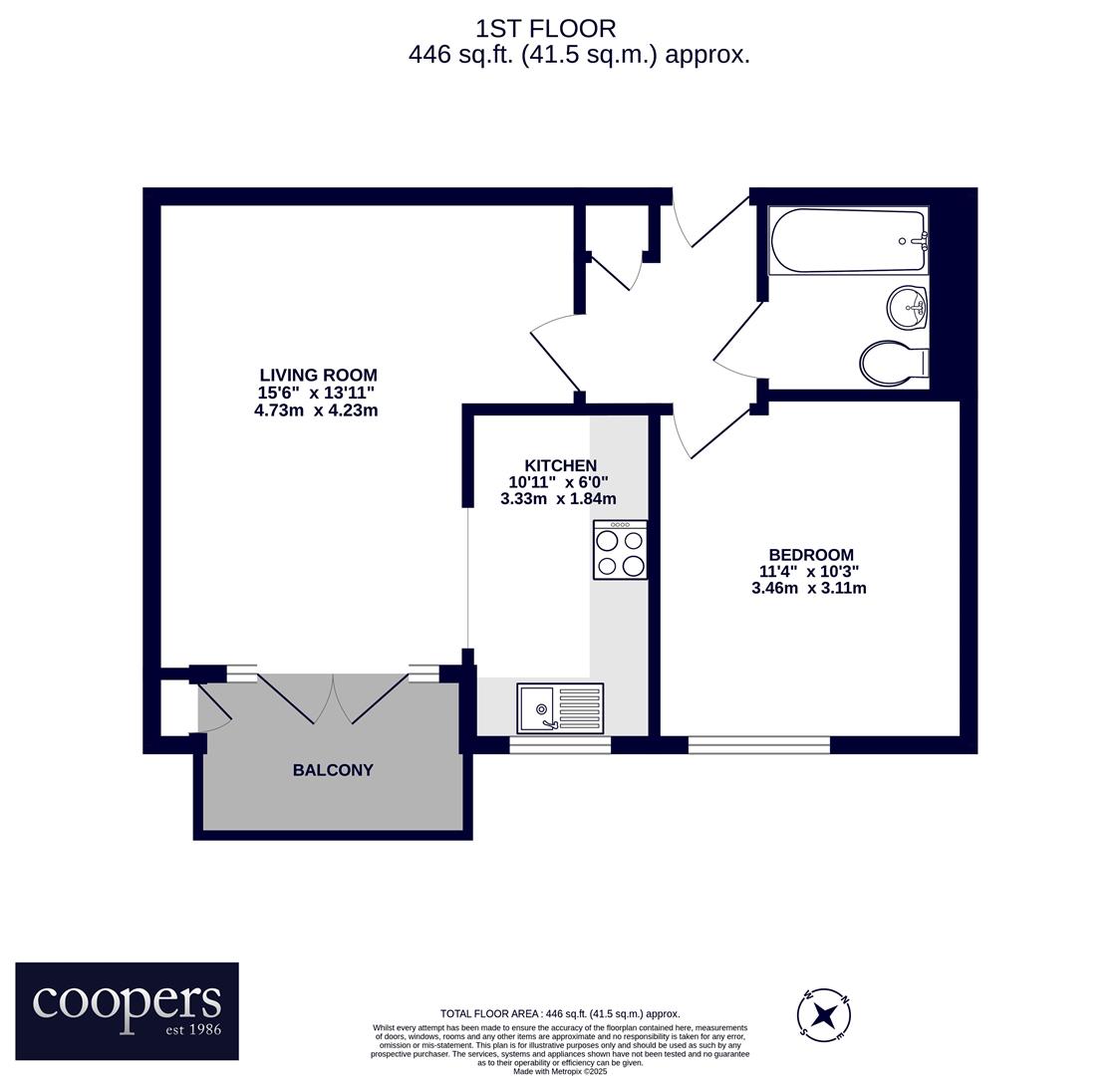 Flat 5, 32 High Street, West Drayton floorplan