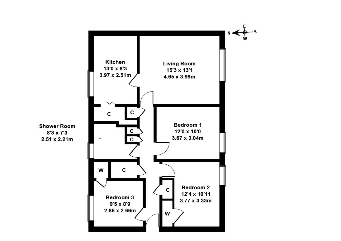 3 Bedrooms Flat for sale in Calder Place, Sighthill, Edinburgh EH11