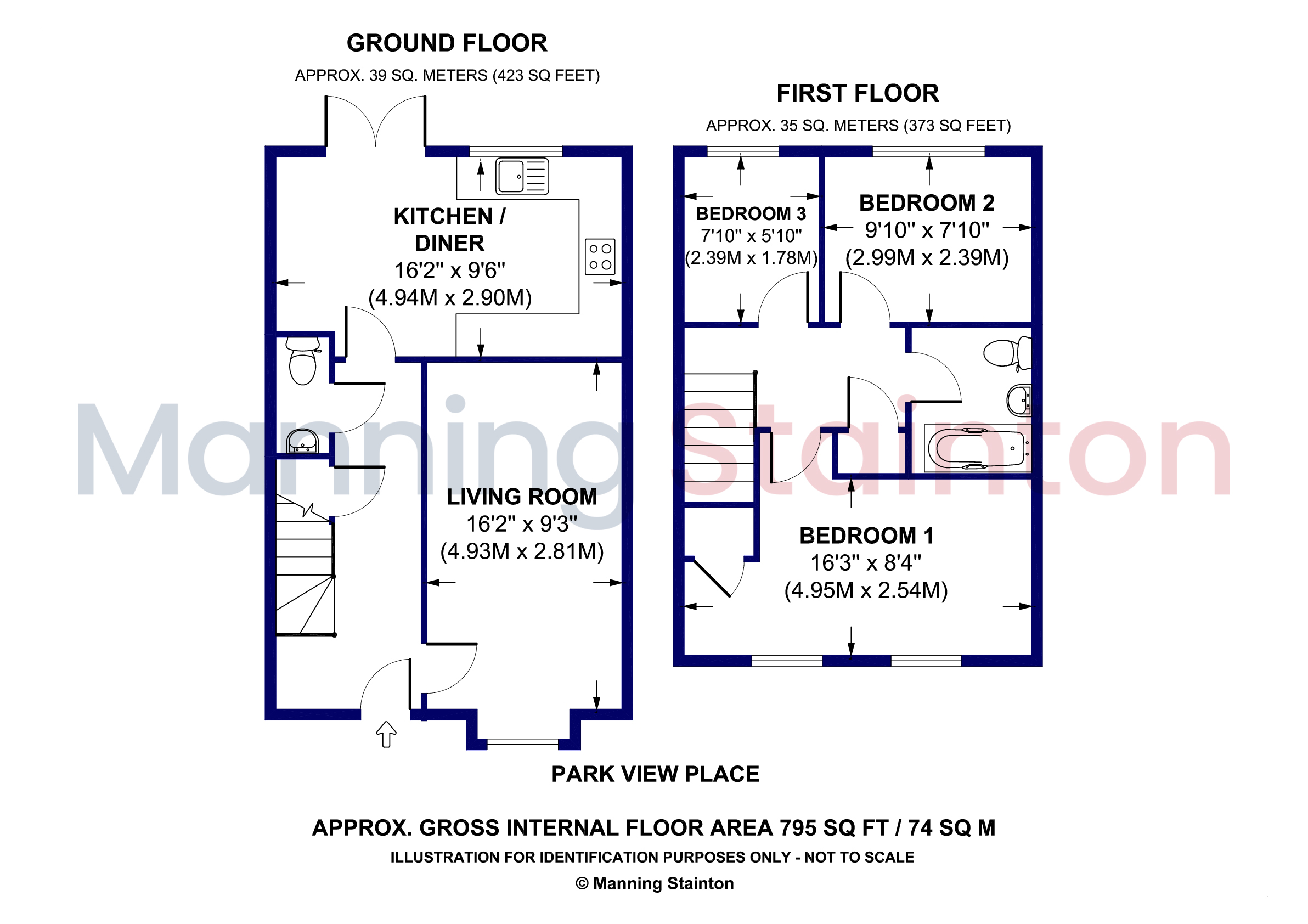 35, Parkview Place, Leeds floorplan
