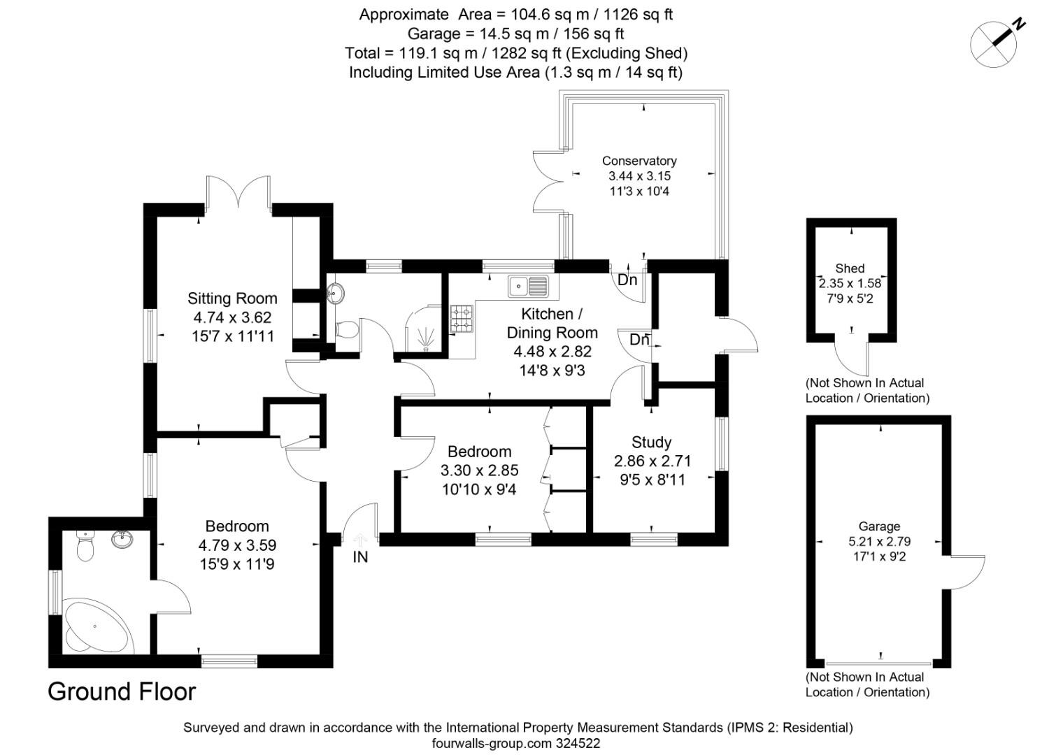 High Street, Pitton, Salisbury SP5, 3 bedroom detached bungalow for