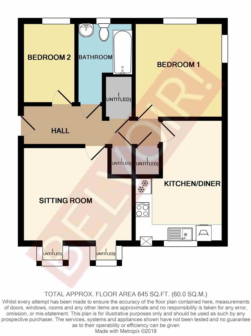 2 Bedrooms Flat to rent in Garden Row, Hitchin SG5