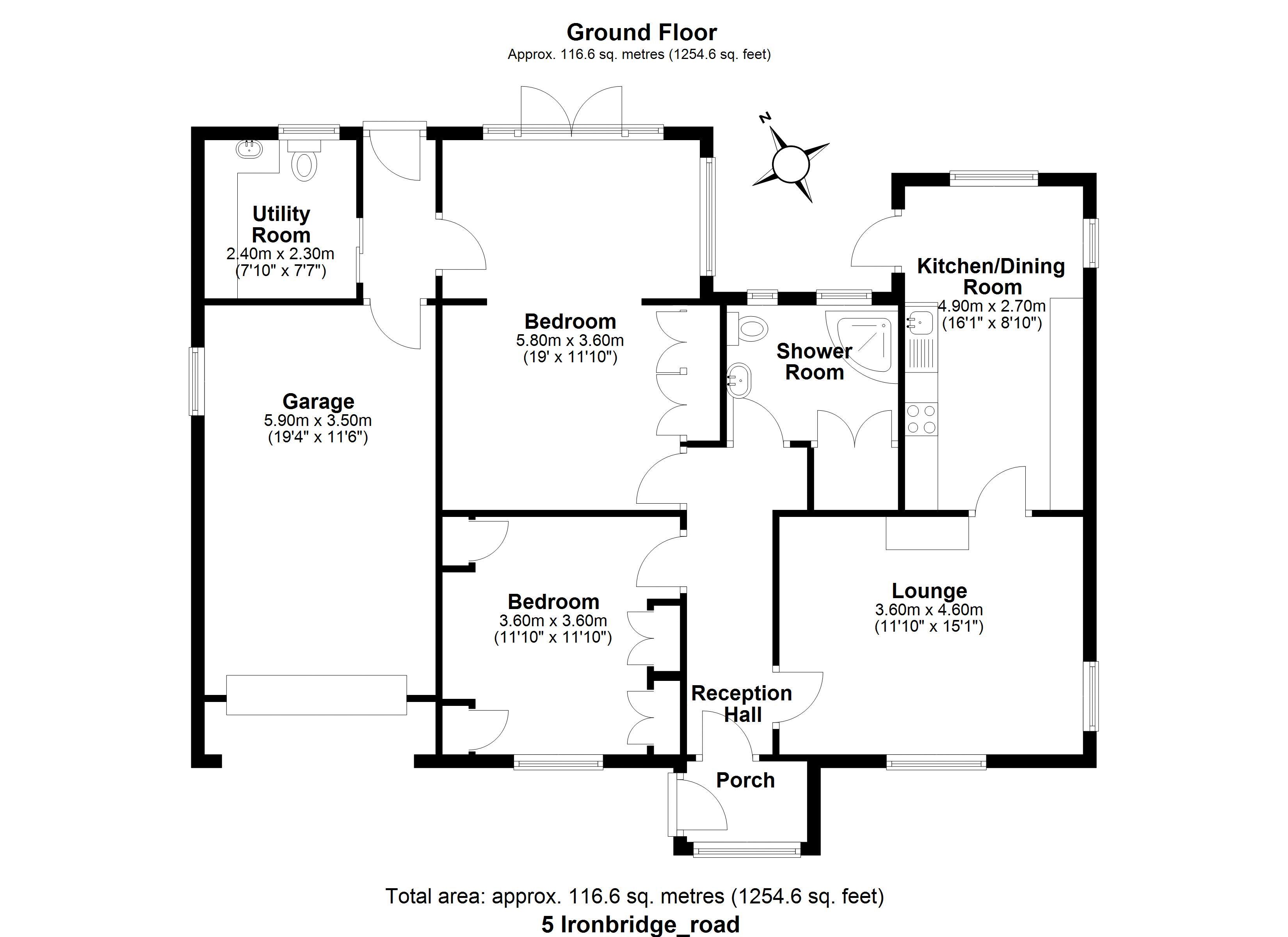 Silver Birch, 5 Ironbridge Road, Telford floorplan