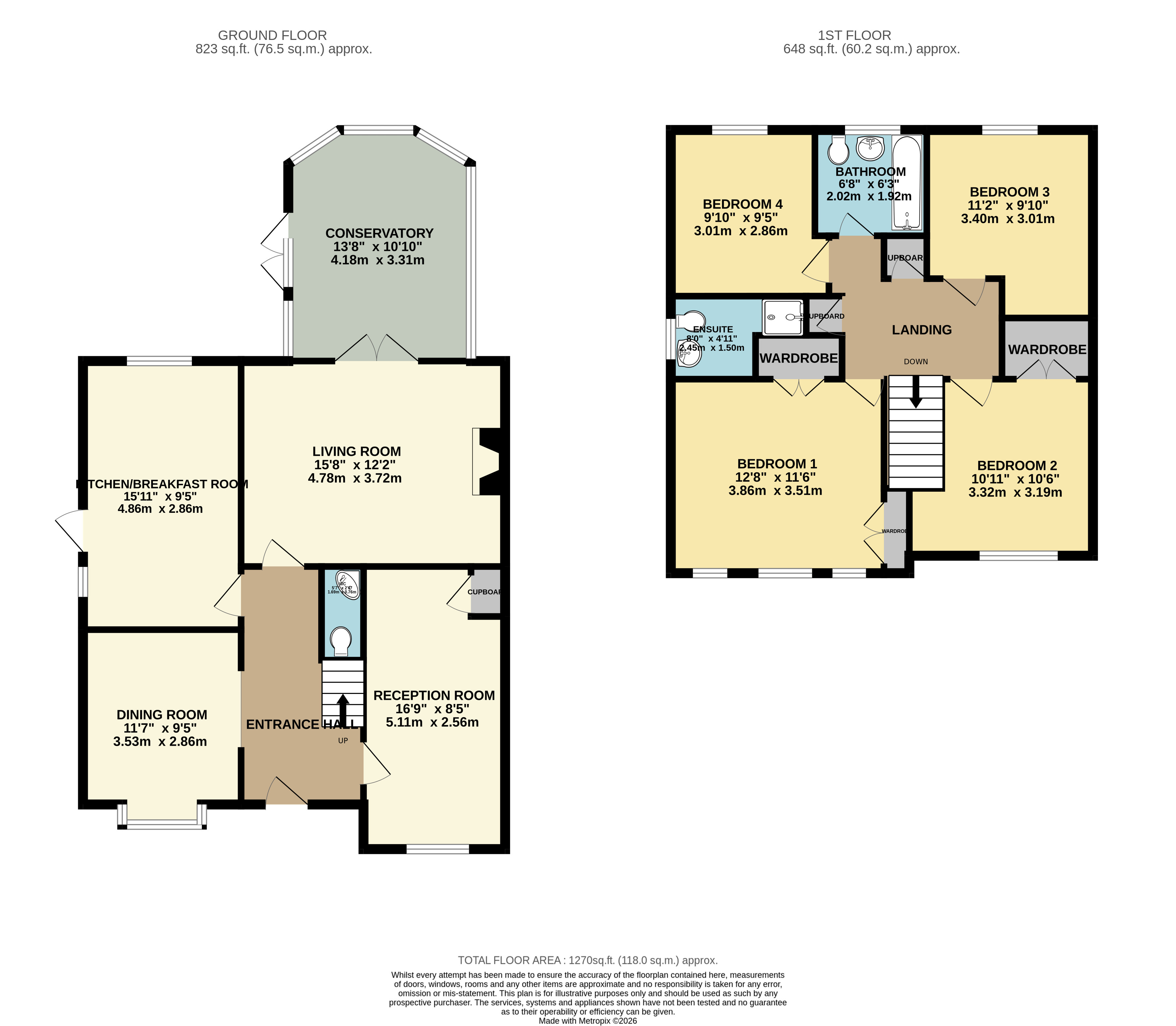 3, The Beeches, Darlington floorplan