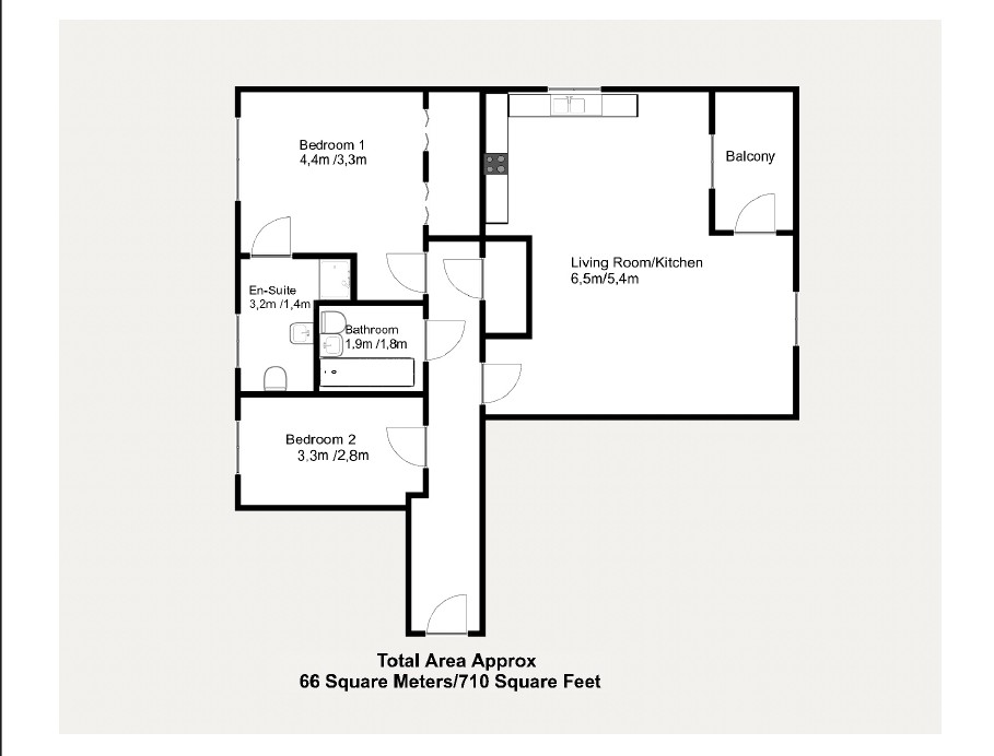 401, W3, 51 Whitworth Street West, Manchester floorplan