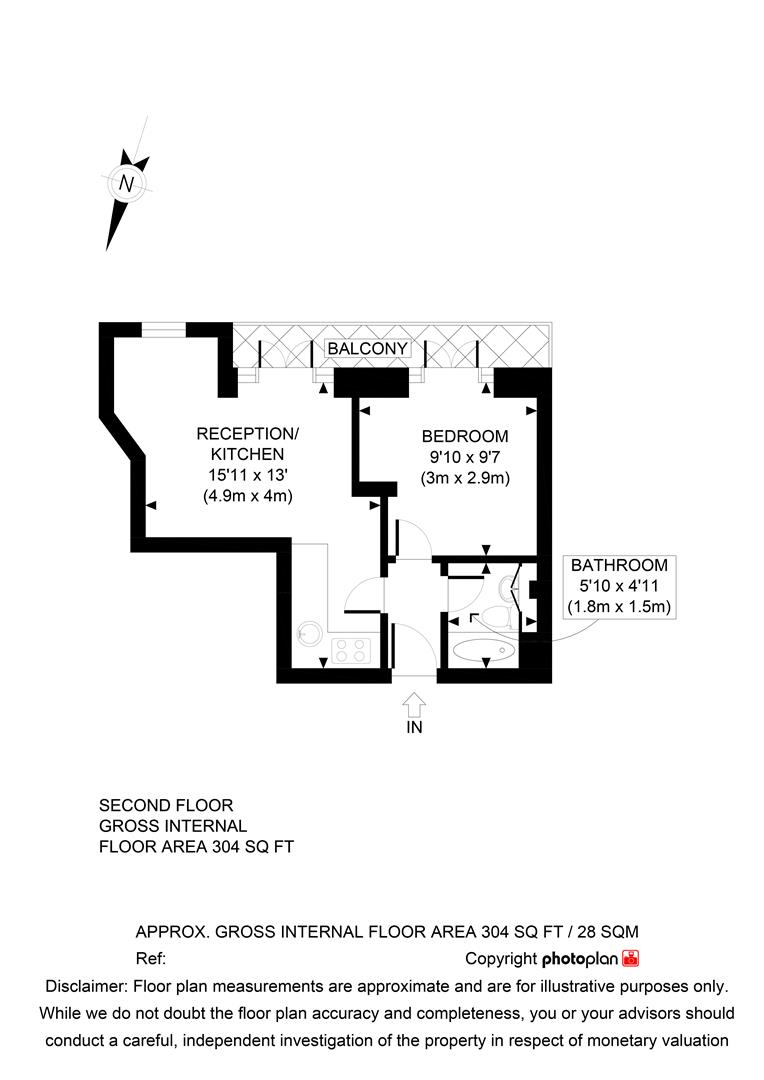 1 Bedrooms Flat to rent in Oakeshott Avenue, London N6