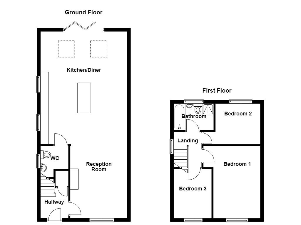 19, Cambridge Drive, Knuzden floorplan