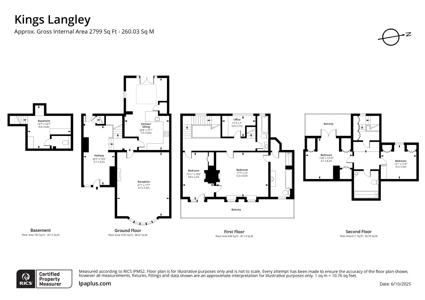 The White House, Commonwood, Sarratt, Hertfordshire floorplan
