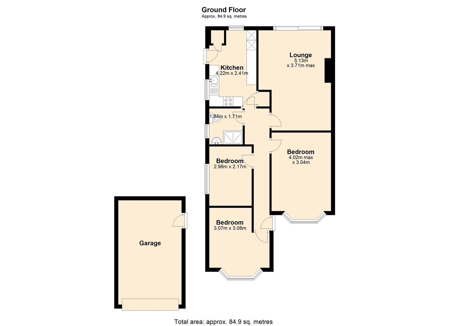 Blenheim Place, Aylesbury HP21, 3 bedroom semidetached bungalow for