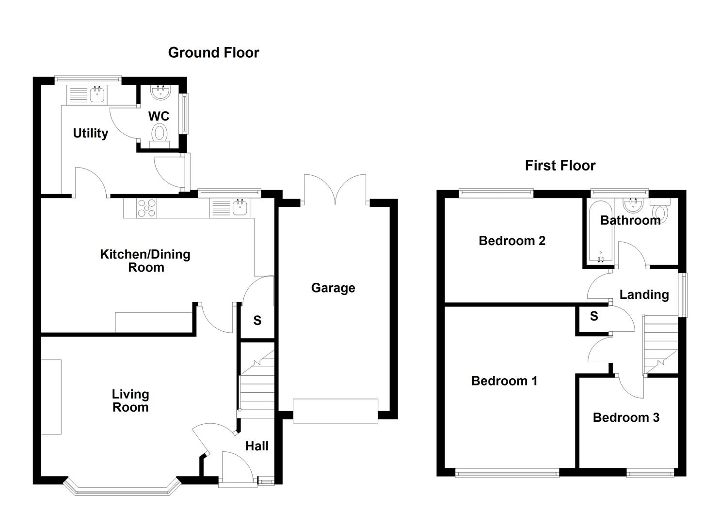 50, Leek Lane, Biddulph Moor floorplan