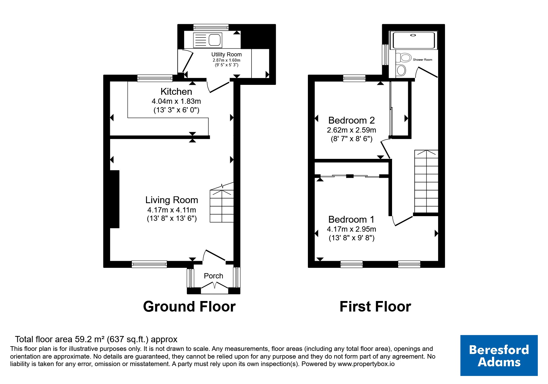 12, Cilfodan, Bangor floorplan