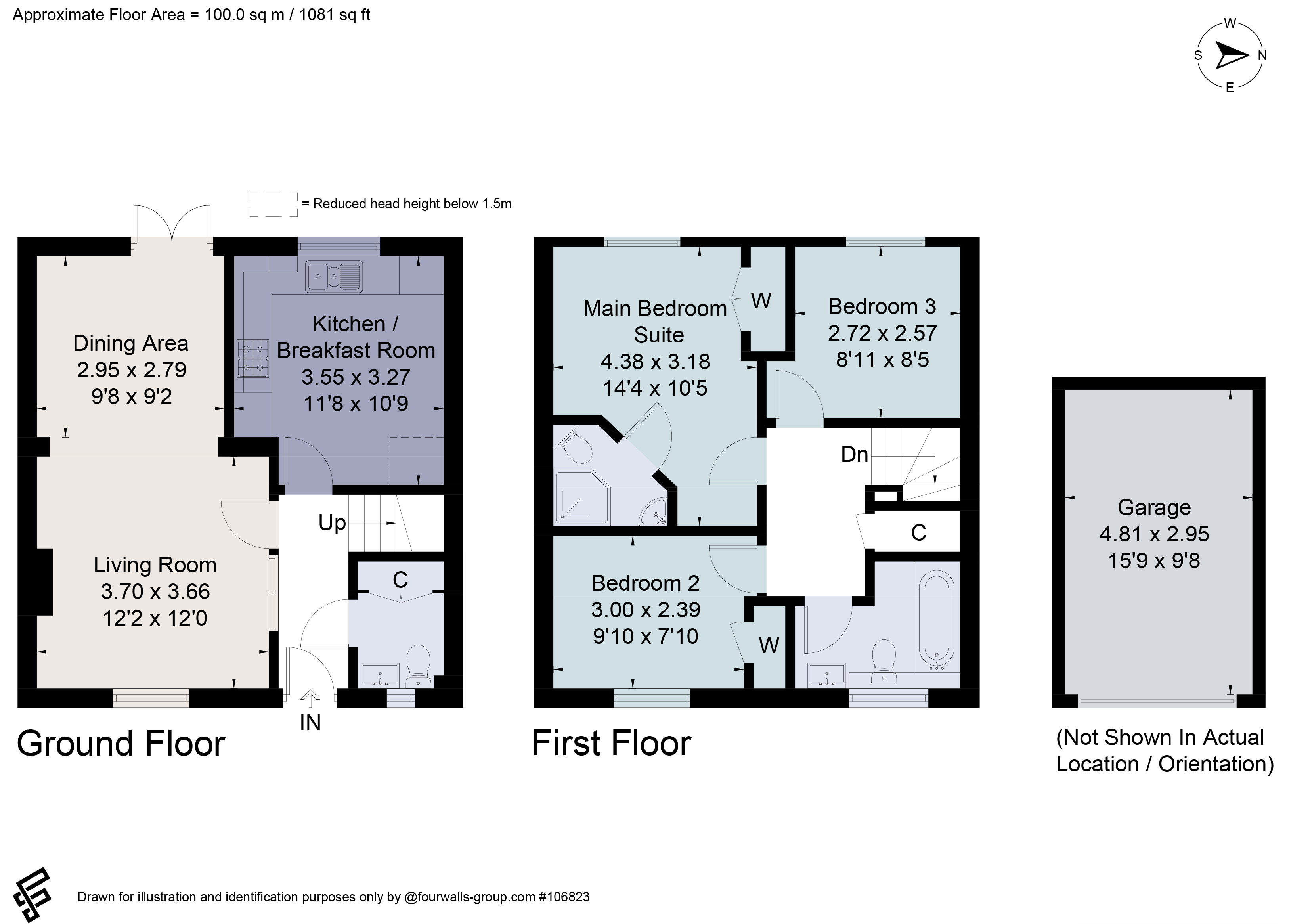 Stow Cottage, 5, Landgate Yard, Cheltenham floorplan