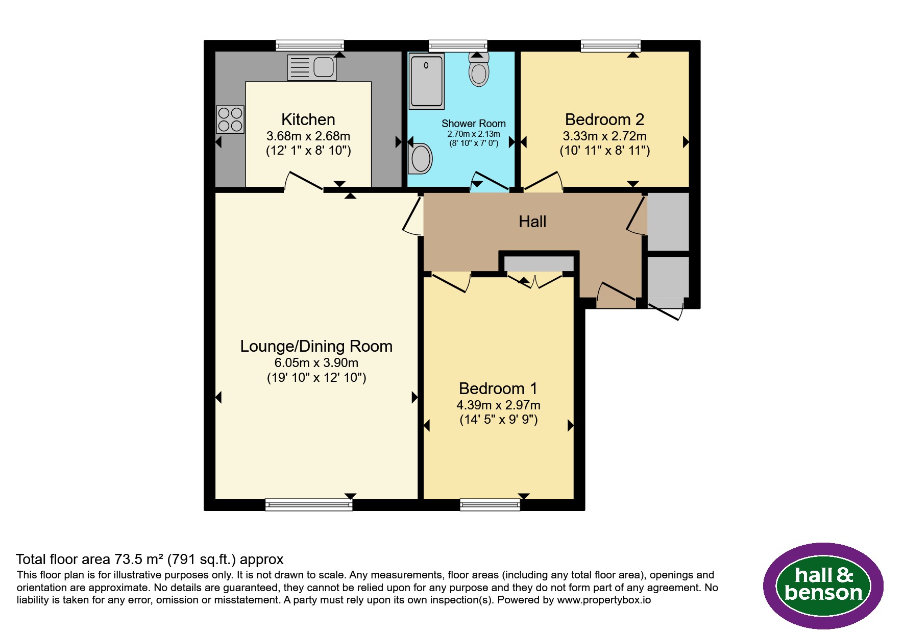 5, Holly Bank Close, Alfreton floorplan