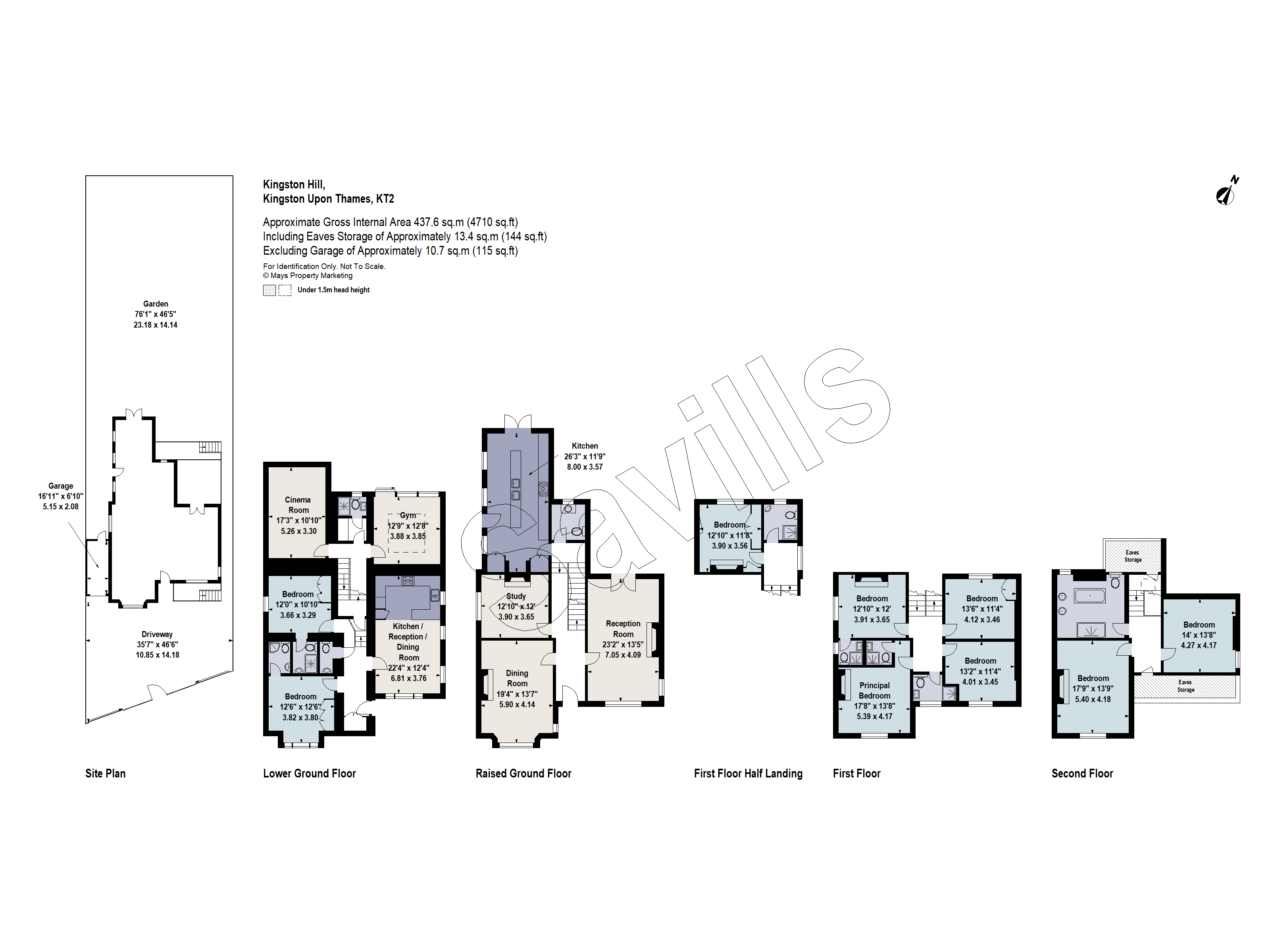 25, Kingston Hill, Surrey floorplan