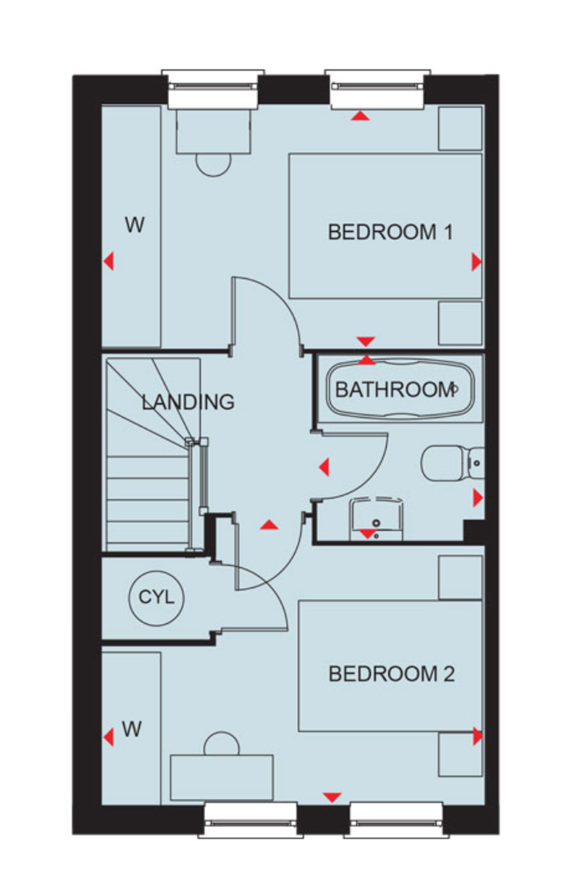 The Wilford, Hughes Meadow, Telford floorplan