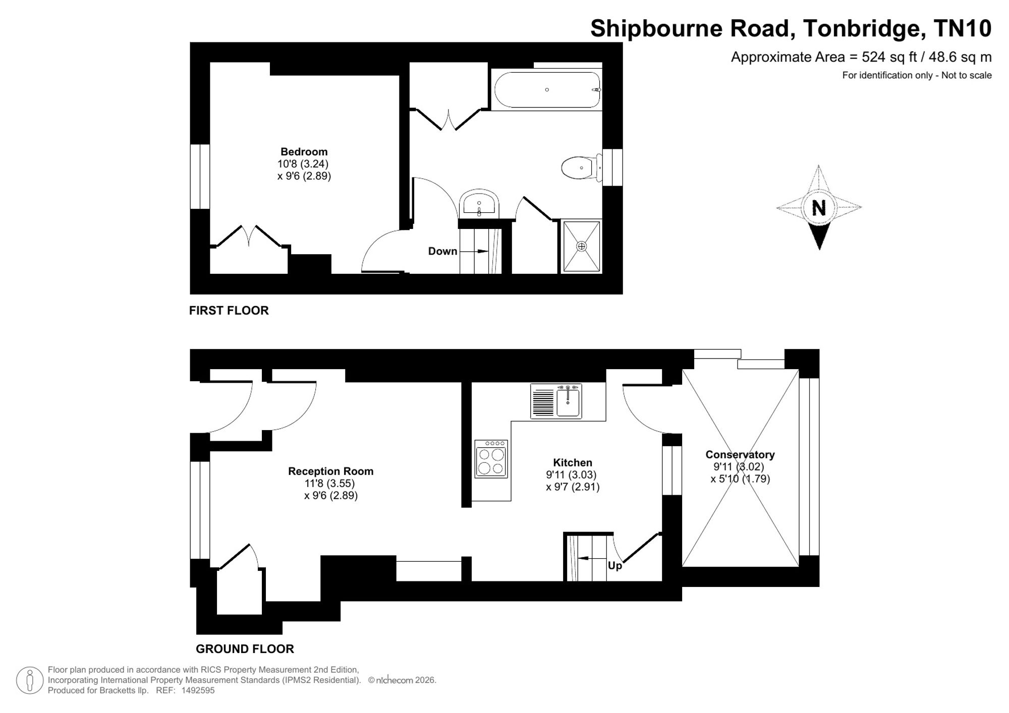 202 Shipbourne Road, Tonbridge floorplan