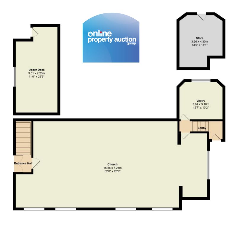 Tyrie Church, Fraserburgh floorplan