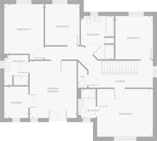 53, Caplethill Road, Paisley floorplan