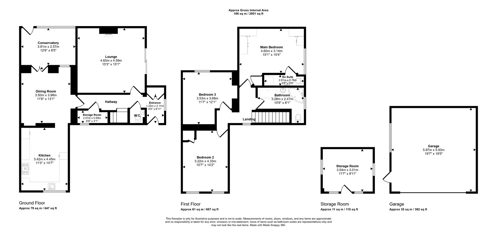 226, Heol Y Meinciau, Llanelli floorplan