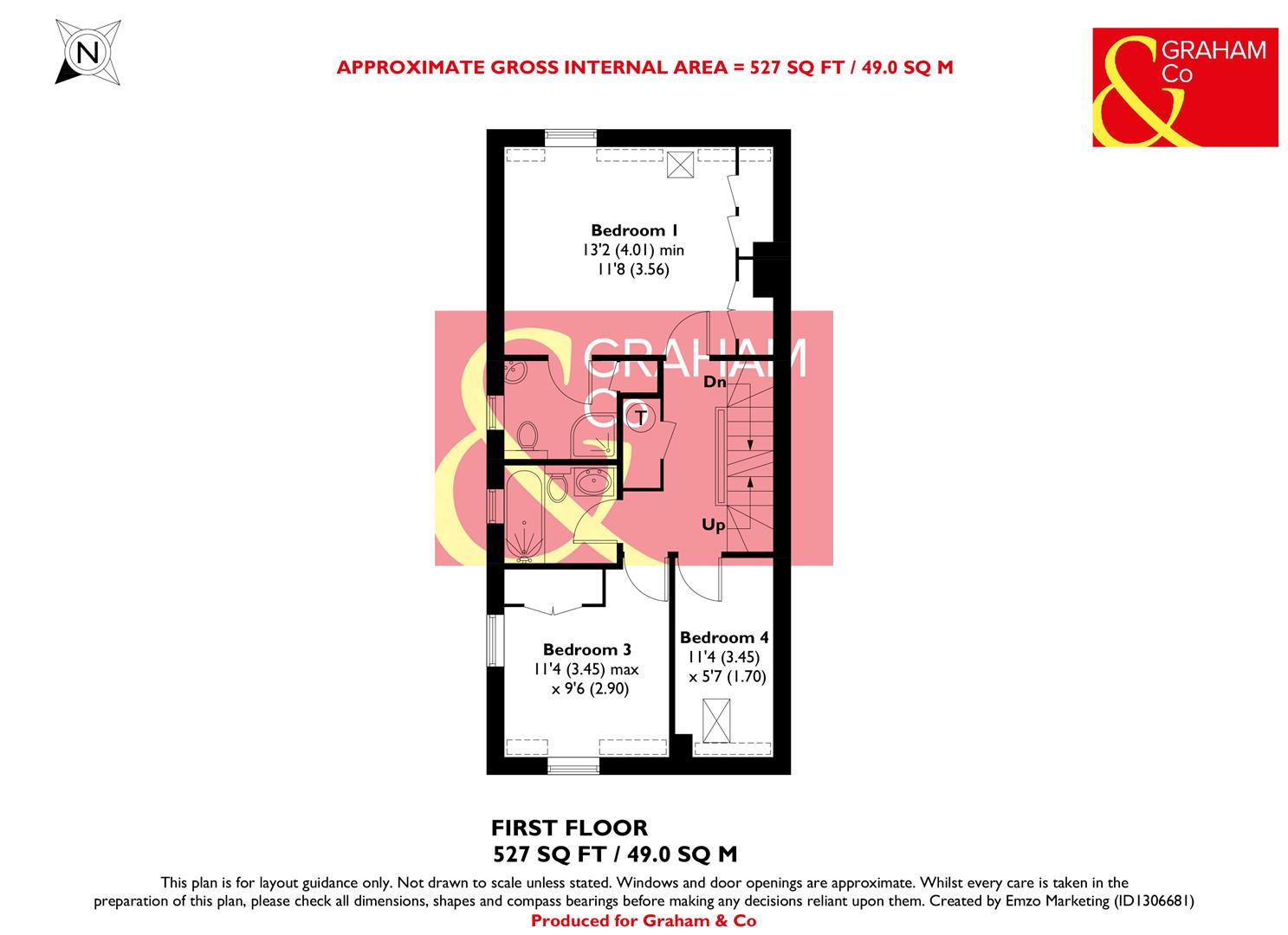 4 Kingsmill Cottages, Wherwell, Andover floorplan