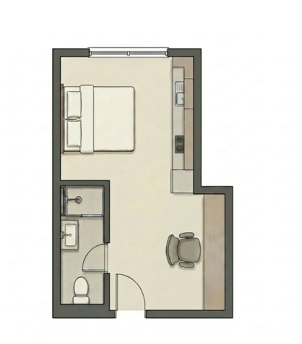 Unit S7 Bard House, 14-22 Shakespeare Street, Nottingham floorplan