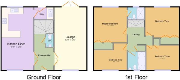 4 Bedrooms Detached house for sale in Wainfleet Avenue Kingsway, Quedgeley, Gloucester GL2