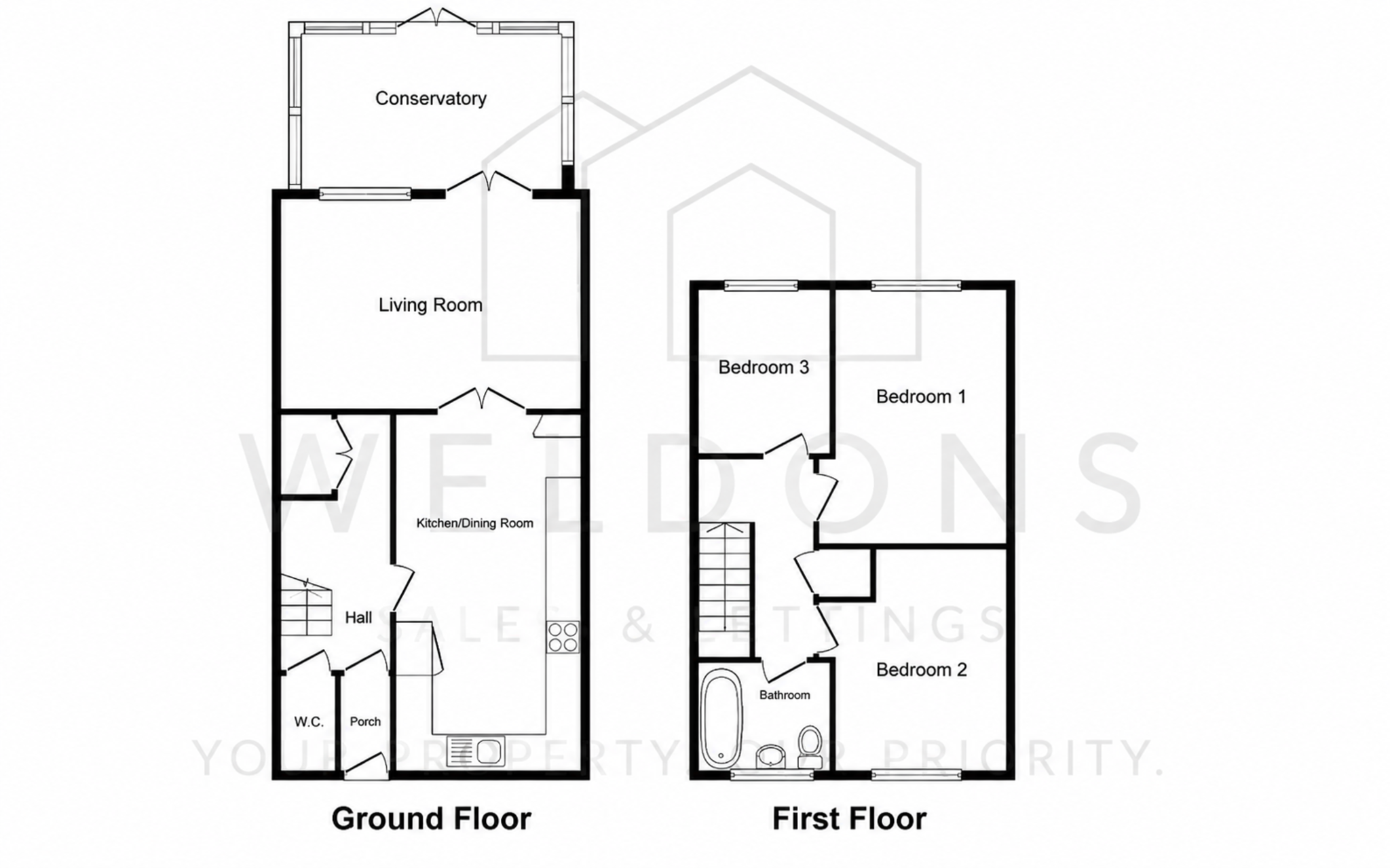 3 St Lawrence Crescent, Shaftesbury floorplan