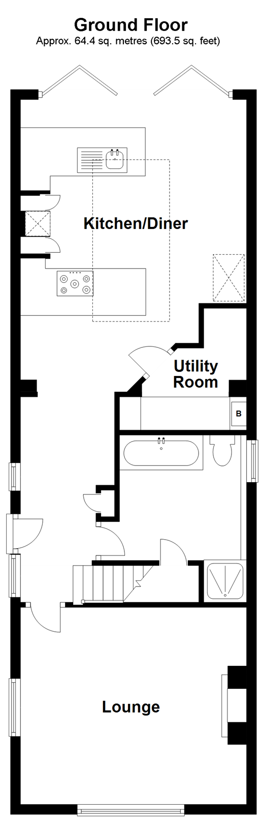 Chart Downs, Dorking, Surrey RH5, 3 bedroom semidetached house for