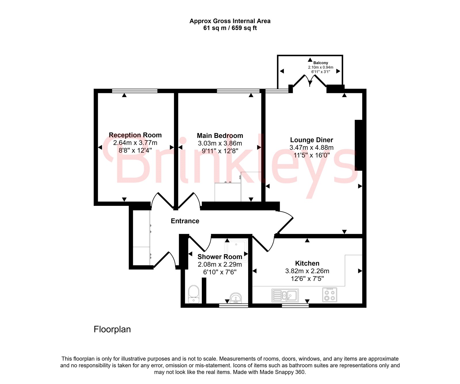 40, Esher Gardens, Southfields floorplan