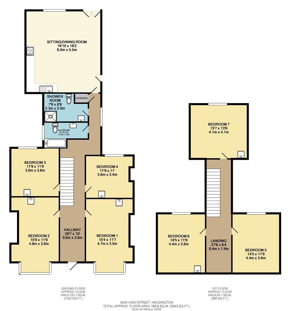 New High Street, Oxford floorplan