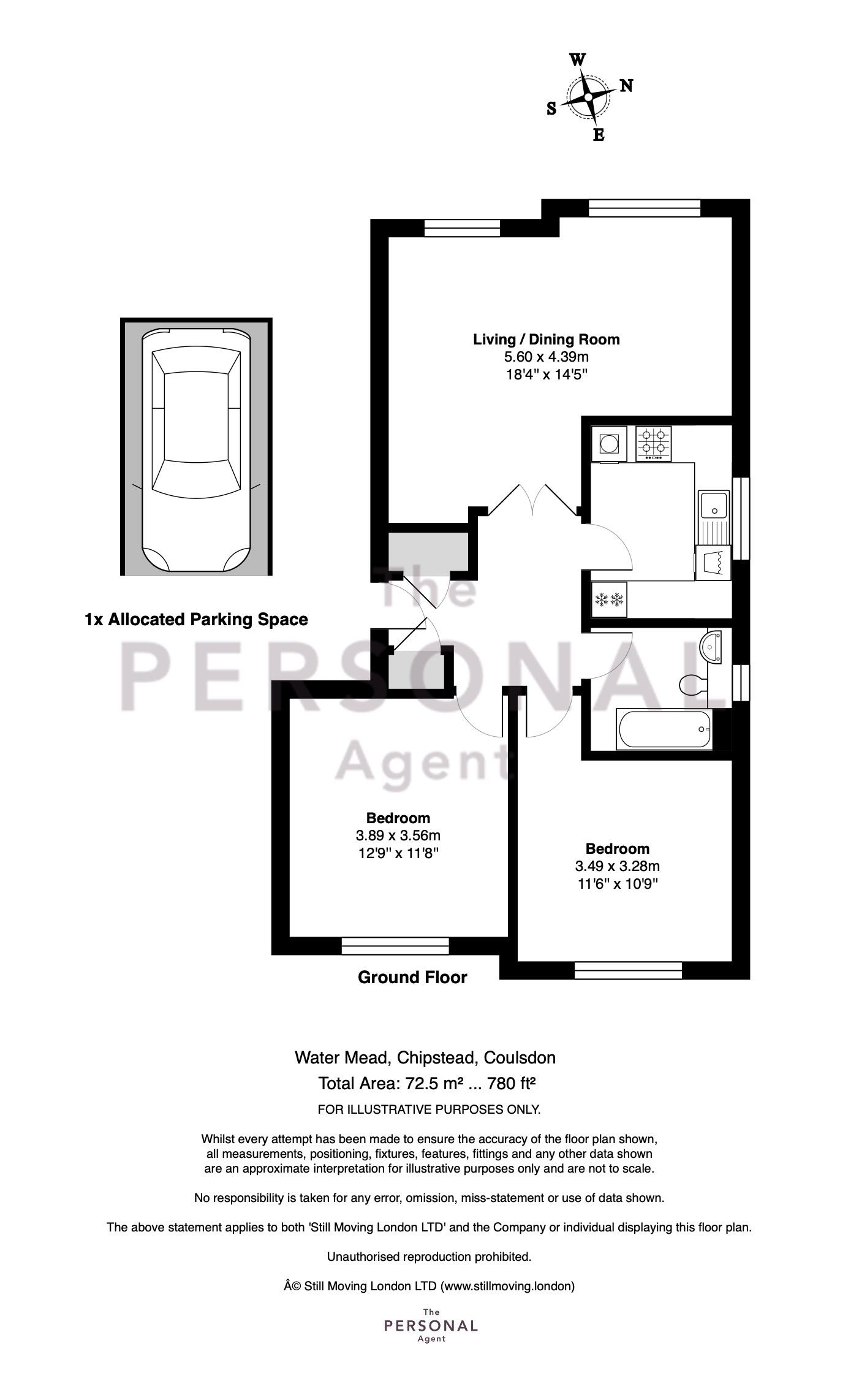 4, Water Mead, Coulsdon floorplan