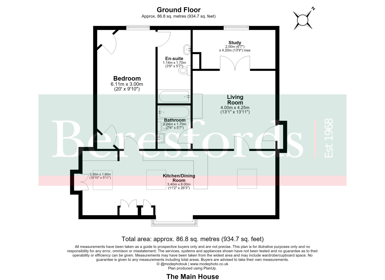 5 The Main House, Great Hyde Hall,, Hatfield Heath Road, Hertfordshire floorplan