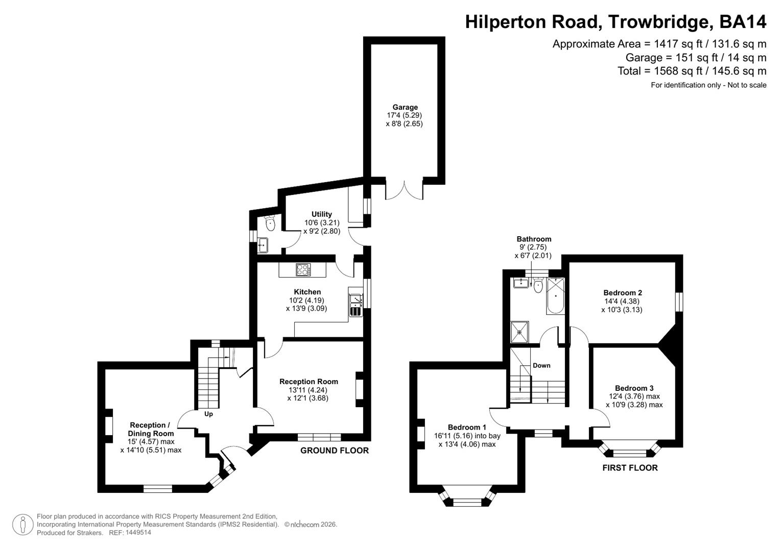 40, Hilperton Road, Trowbridge floorplan