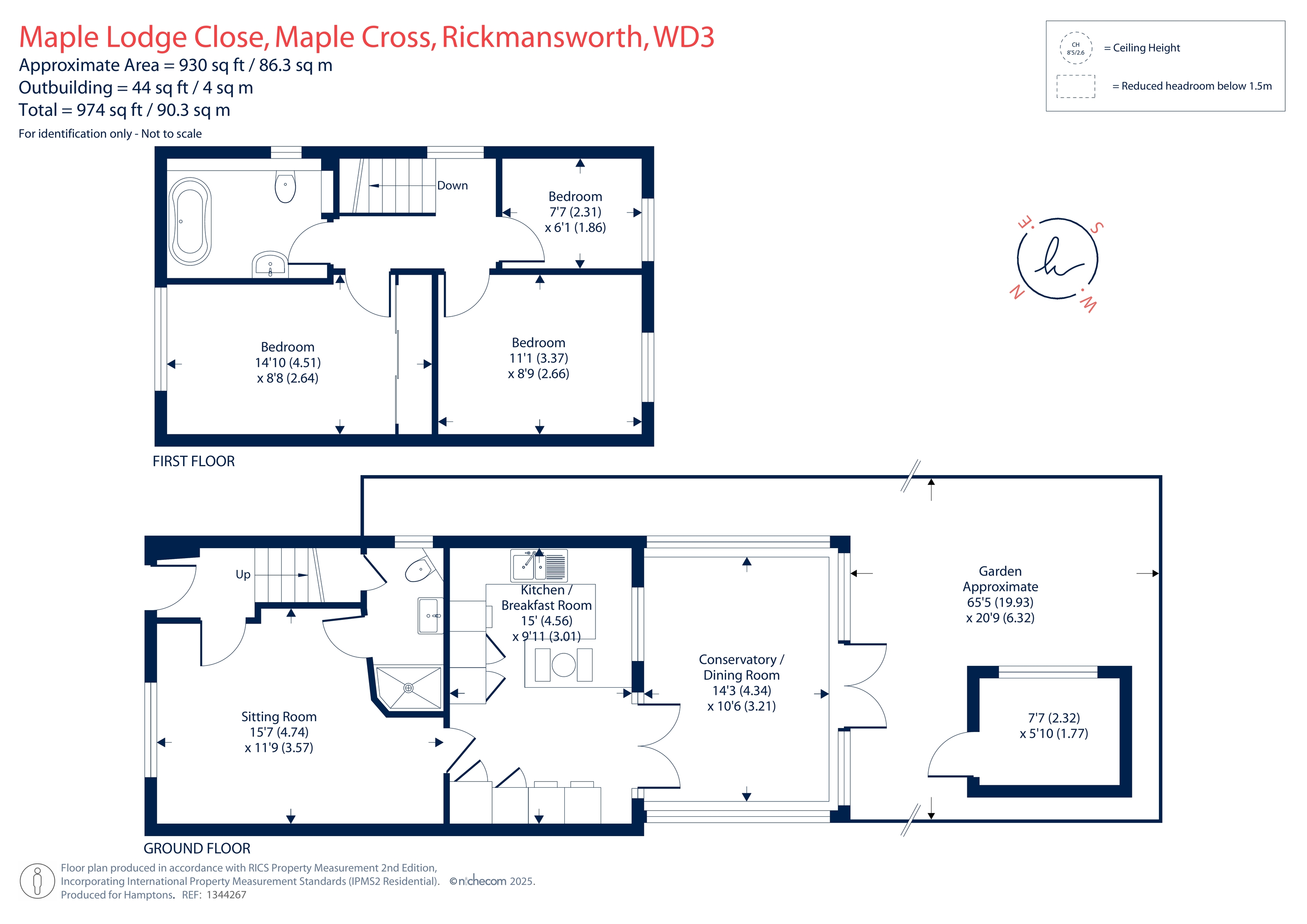 28, Maple Lodge Close, Rickmansworth floorplan