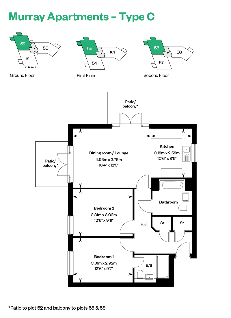 55, Wheldon Lane, Crowthorne, Rg40 3Ga floorplan
