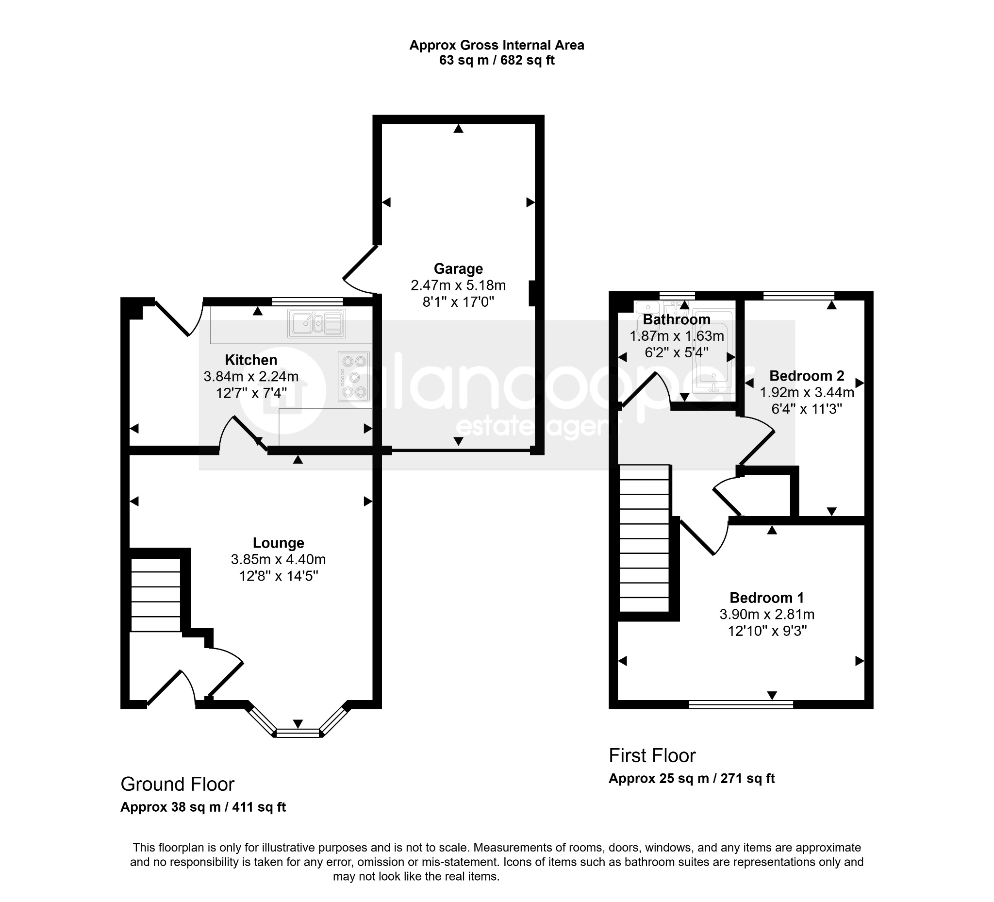 38, Charlecote Walk, Nuneaton floorplan