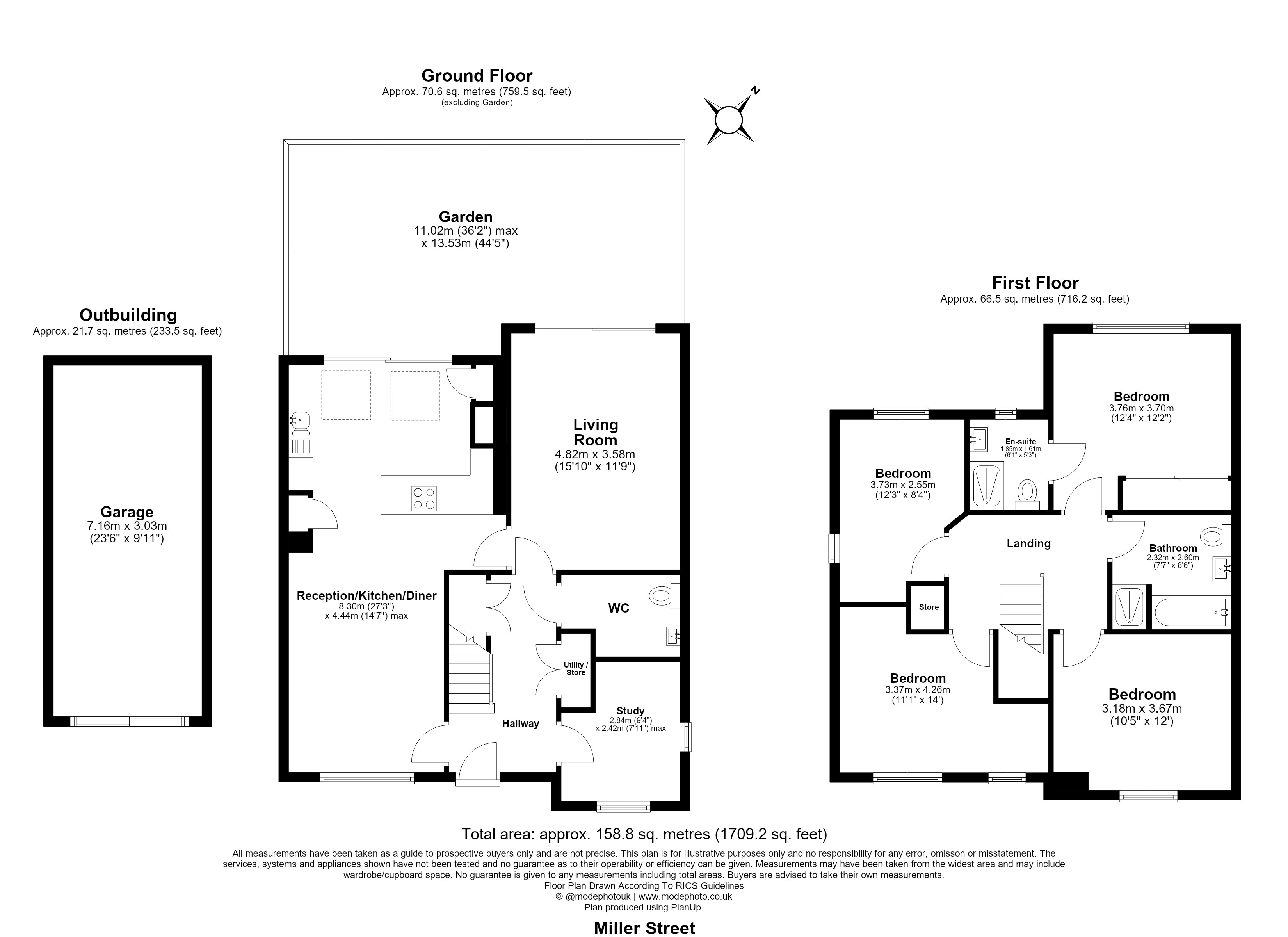 23, Miller Street, Essex floorplan