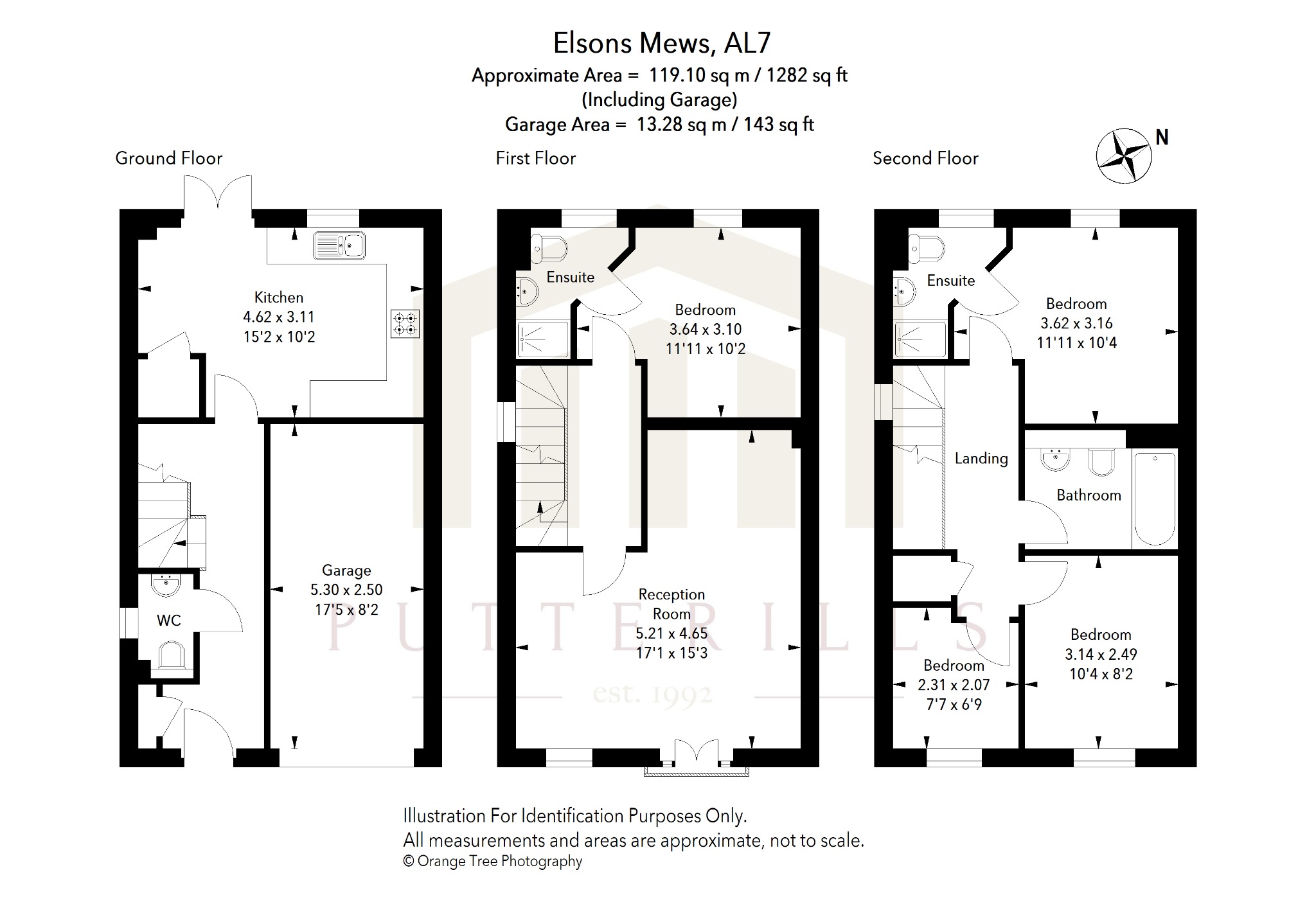 7 Elsons Mews, Welwyn Garden City, Hertfordshire floorplan