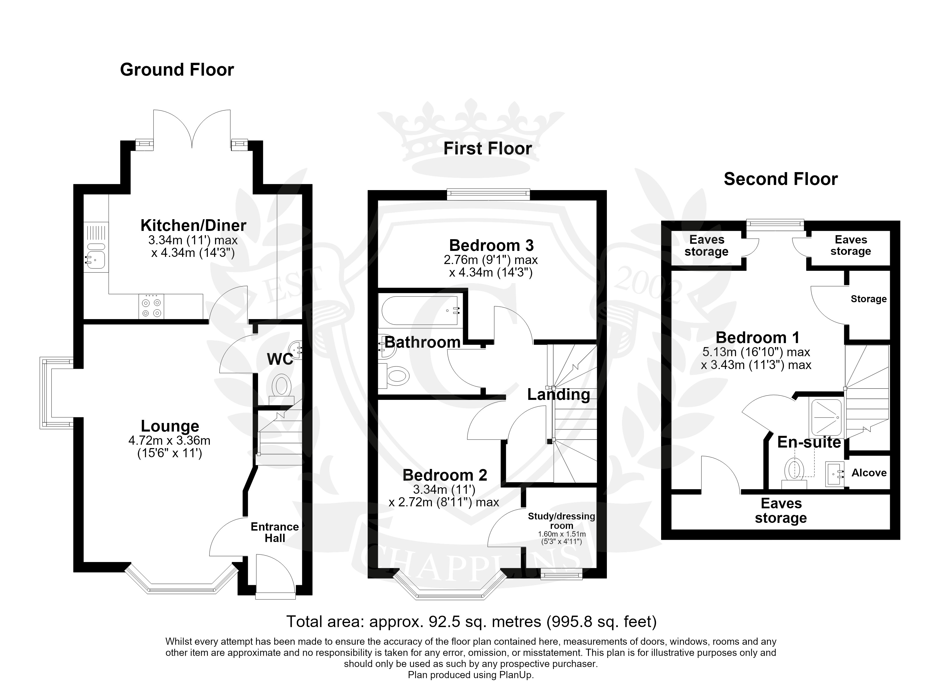 265, White Hart Lane, Hampshire floorplan