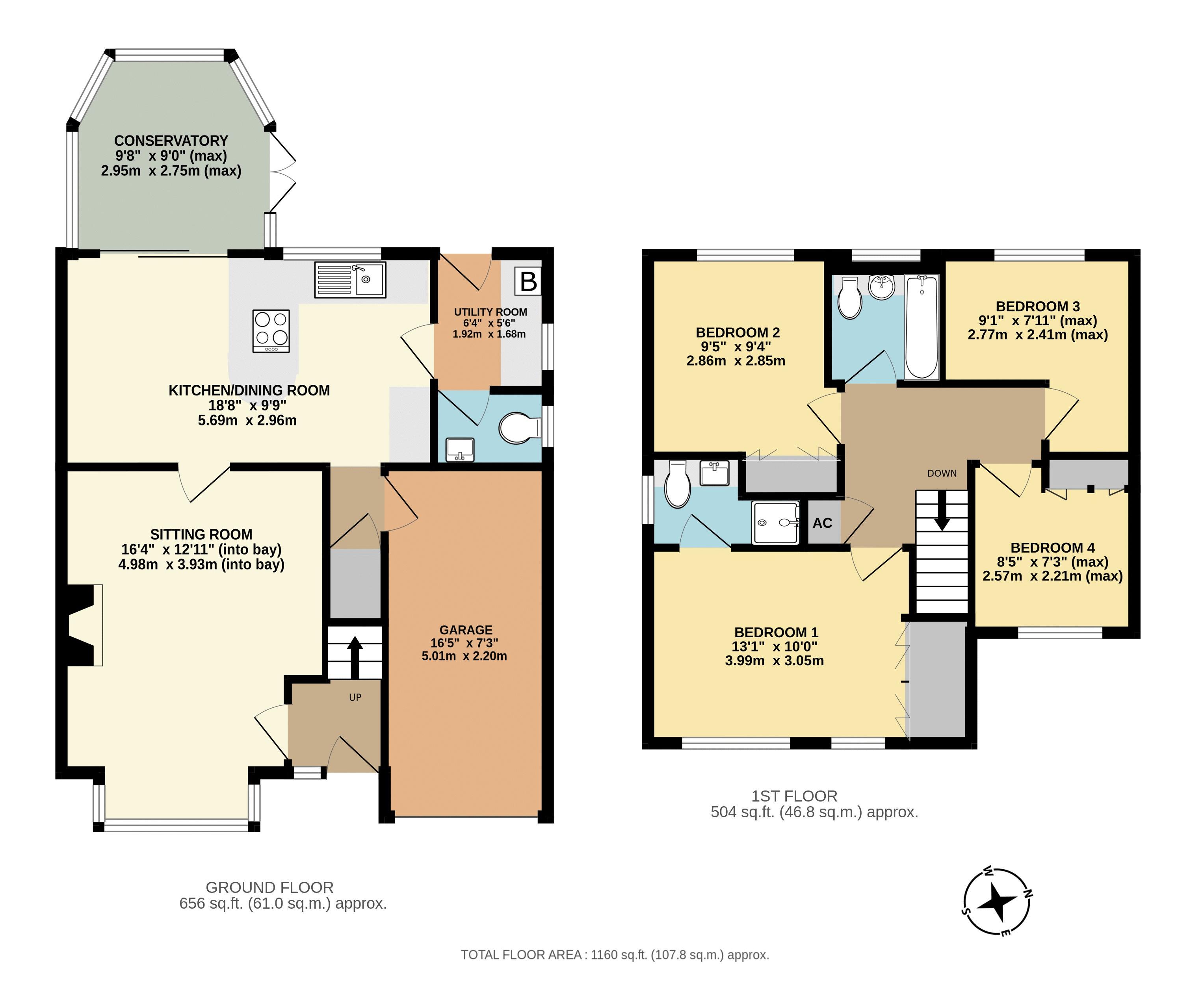 7, Foxglove Way, Chard floorplan